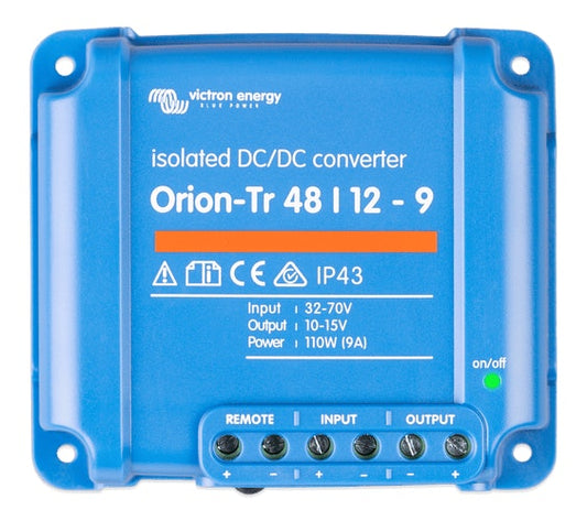 Victron 48V to 12V Orion-Tr 48/12-9A Isolated DC-DC Converter