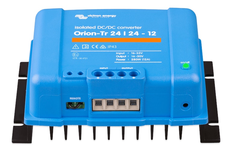 Victron 24V to 24V Orion-Tr 24/24-12A Isolated DC-DC Converter