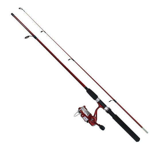 6ft Wilson Hassle Free 2 Pce Fishing Rod and Reel Combo Spooled with Line