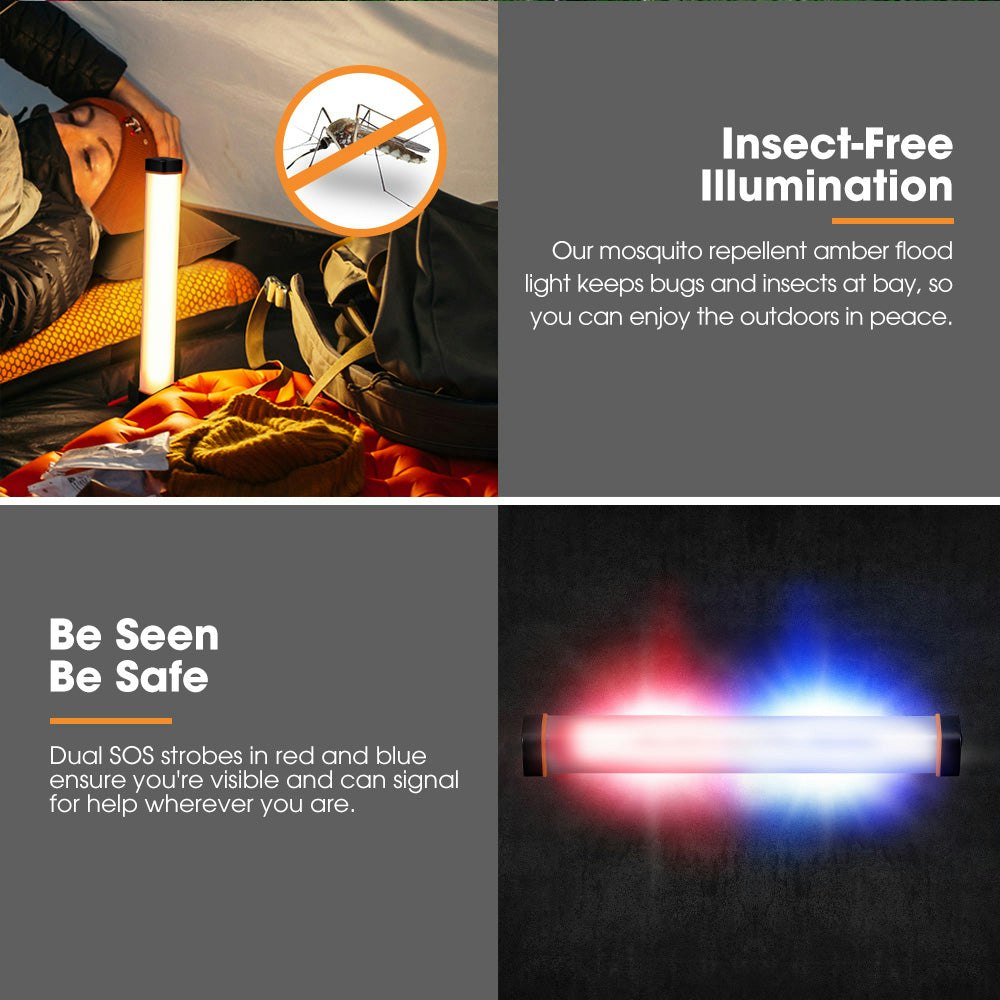 San Hima LED Torch Light Large Power Bank Lithium Flashlight USB Rechargeable