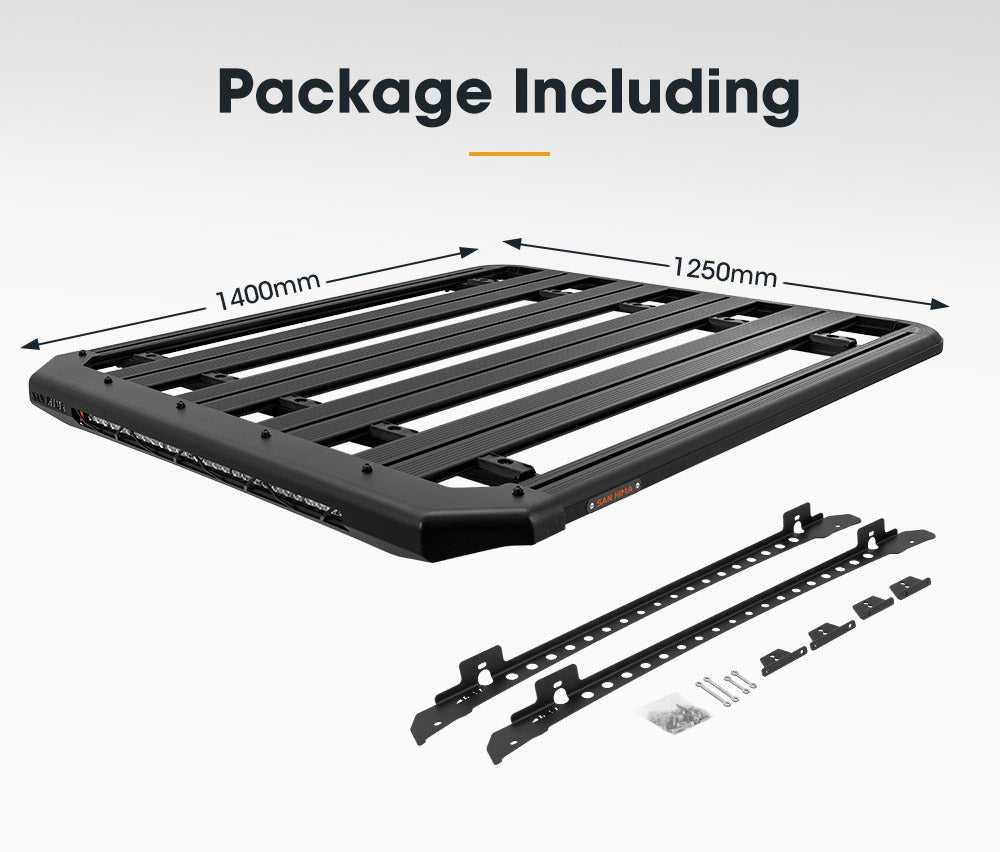 San Hima Roof Rack Platform For Mazda BT-50 BT50 Aluminium Alloy 2010-On