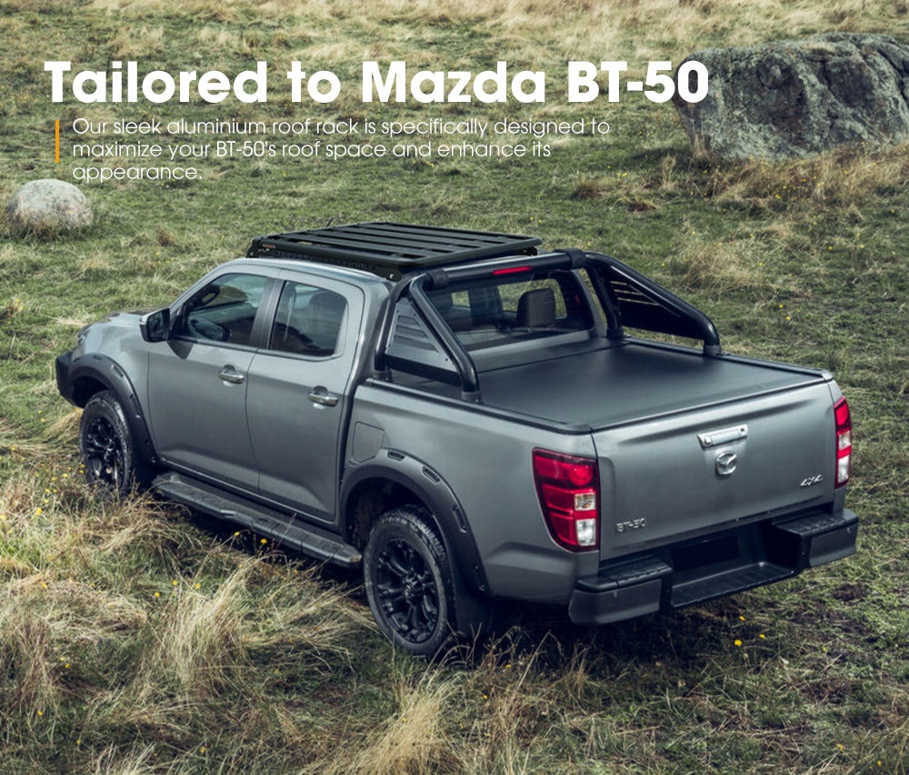 San Hima Roof Rack Platform For Mazda BT-50 BT50 Aluminium Alloy 2010-On
