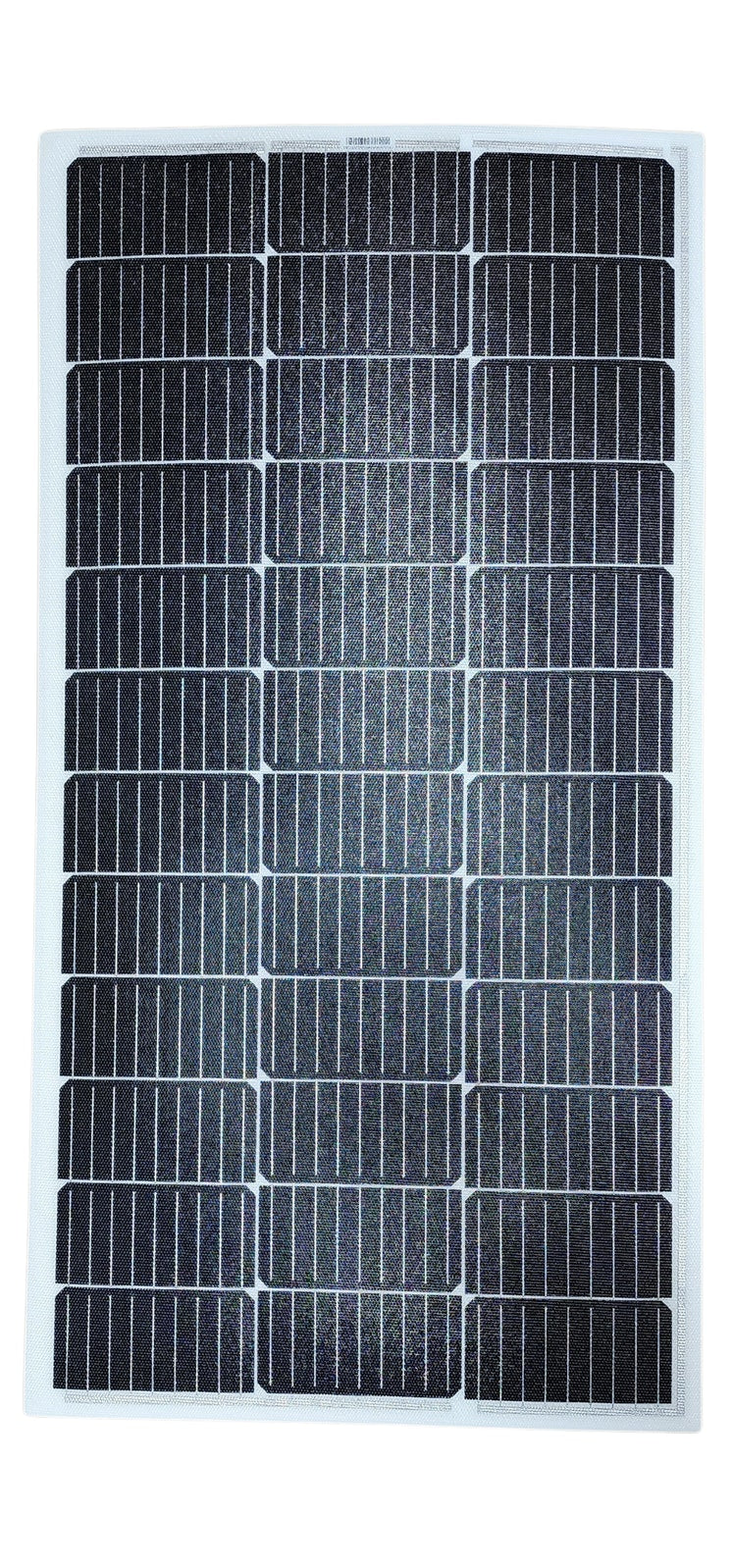 Sunman eArc 100W Flexible Solar Panel - High Efficiency Cut Cells | Junction Box Underneath
