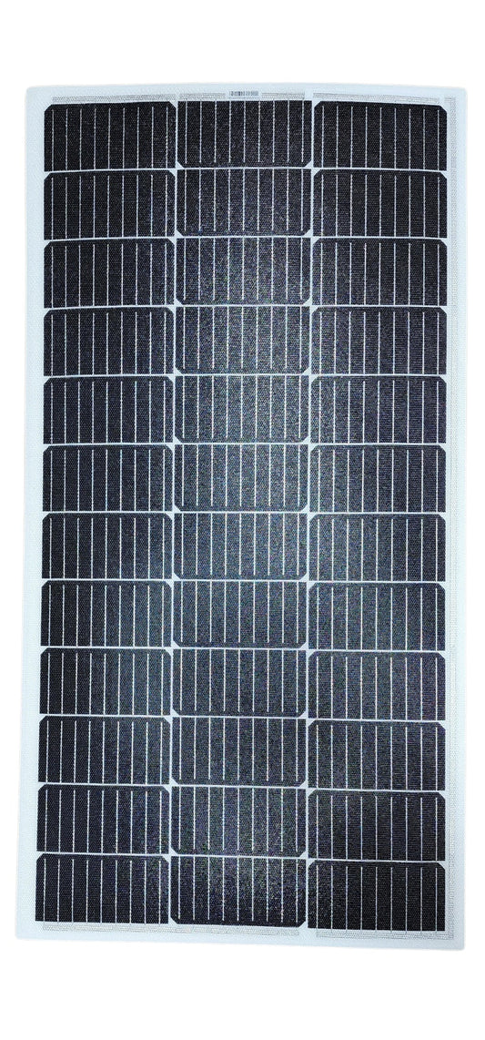 Sunman eArc 100W Flexible Solar Panel - High Efficiency Cut Cells | Junction Box Underneath