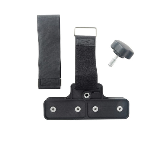 Wildtrak 20cm Deluxe Caravan Awning Deflapper Strap Camping Accessory Black