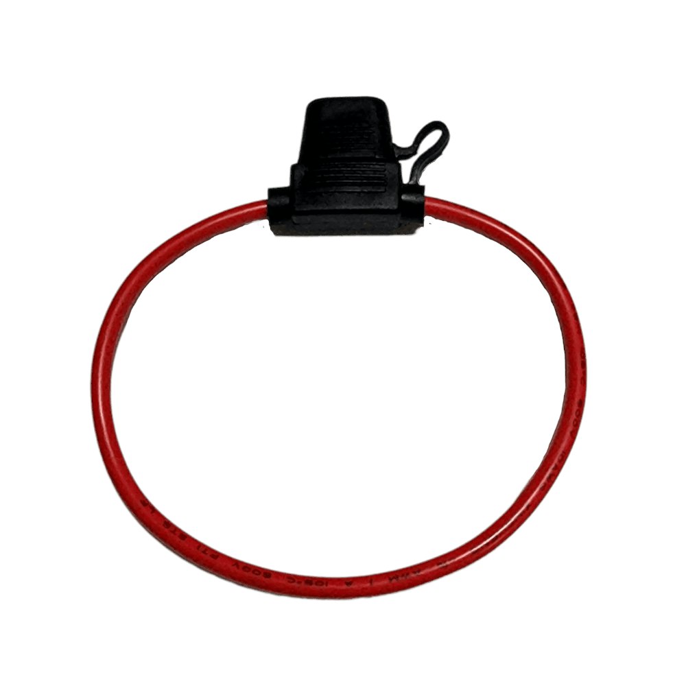 Exotronic Inline Standard Blade Fuse Holder | 10AWG Tinned Copper