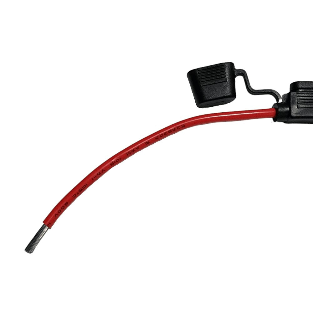 Exotronic Inline Standard Blade Fuse Holder | 10AWG Tinned Copper