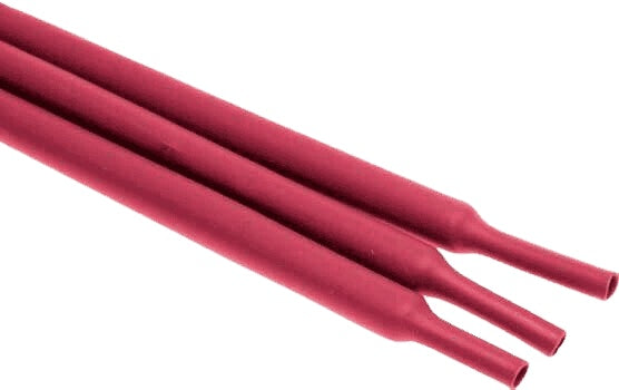 Hellermann Tyton Red 6-2mm 3:1 Glue-Lined Heat Shrink, 1.2m