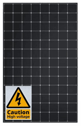 SunPower Maxeon3 415W Shade-Resistant All-Black Fixed Solar Panel