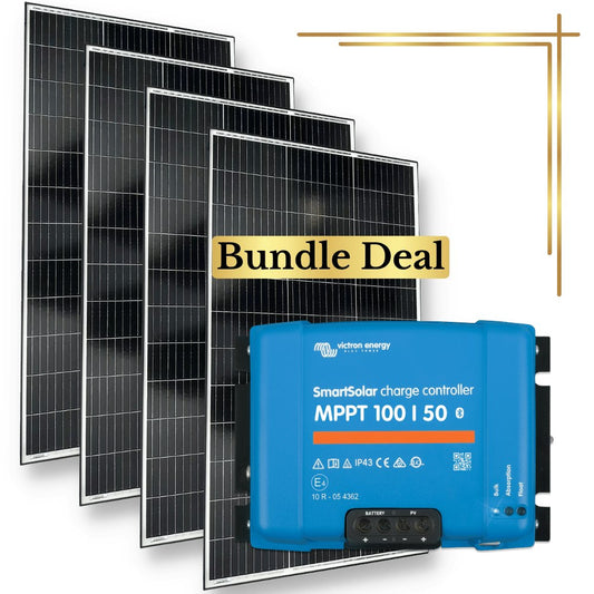 Exotronic 4x 180W Solar Panel, Victron 50A MPPT & Wiring Kit