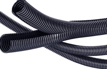 13mm ID Split Tube Flexible Conduit Black