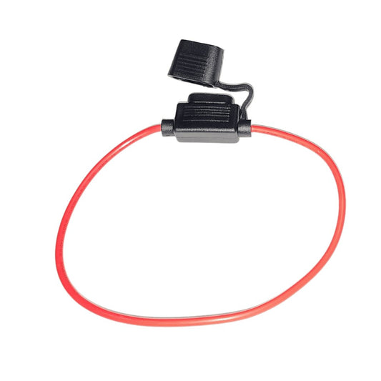 Exotronic Inline Standard Blade Fuse Holder | 14AWG Tinned Copper