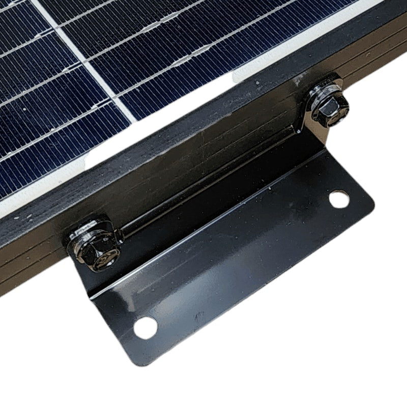 Exotronic Adjustable Black Aluminium Solar Panel Brackets