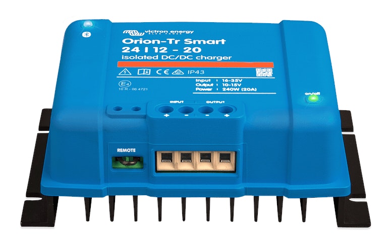 Victron 24V to 12V Orion-Tr Smart 24/12-20A Isolated DC-DC Charger