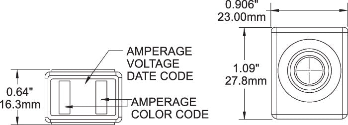 Blue Sea Marine Rated Battery Fuse (MRBF) Terminal Fuse - 300A