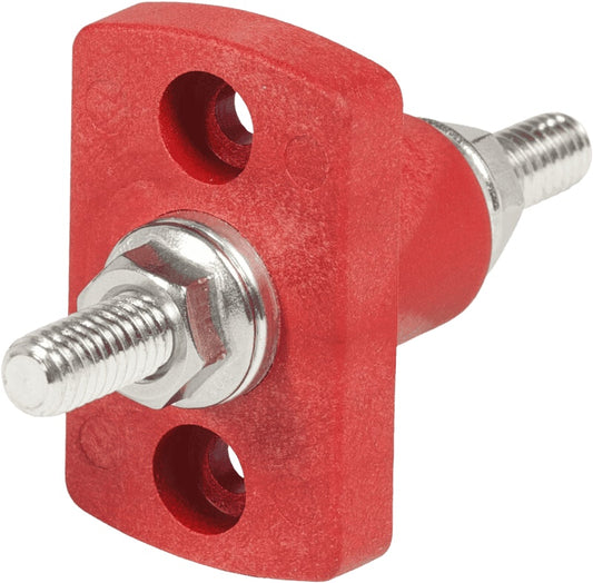 Blue Sea Terminal Feed Through Connector - 5/16 Studs Red