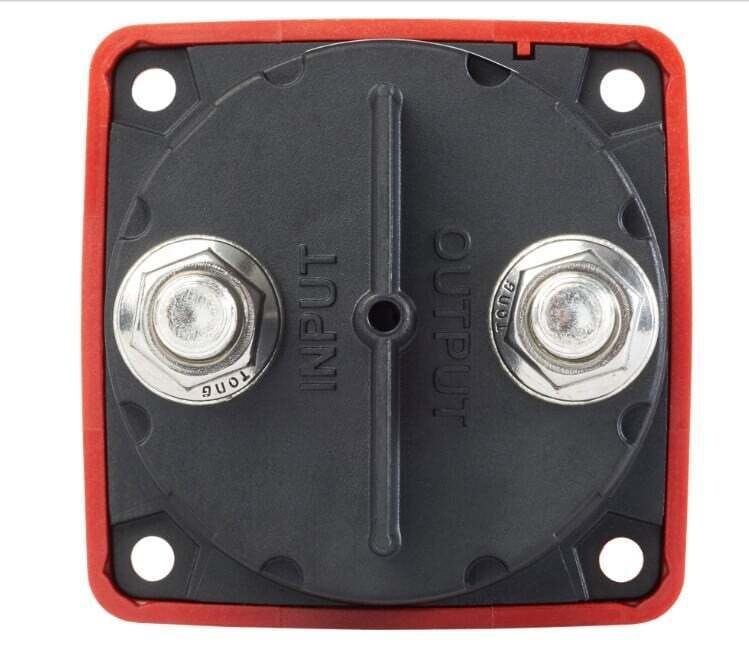 Blue Sea Battery Switch 300A On/Off w/Key Red