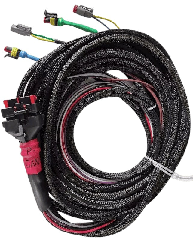 Wakespeed WS500 P-type wiring harness with CAN bus in harness - extra length tails
