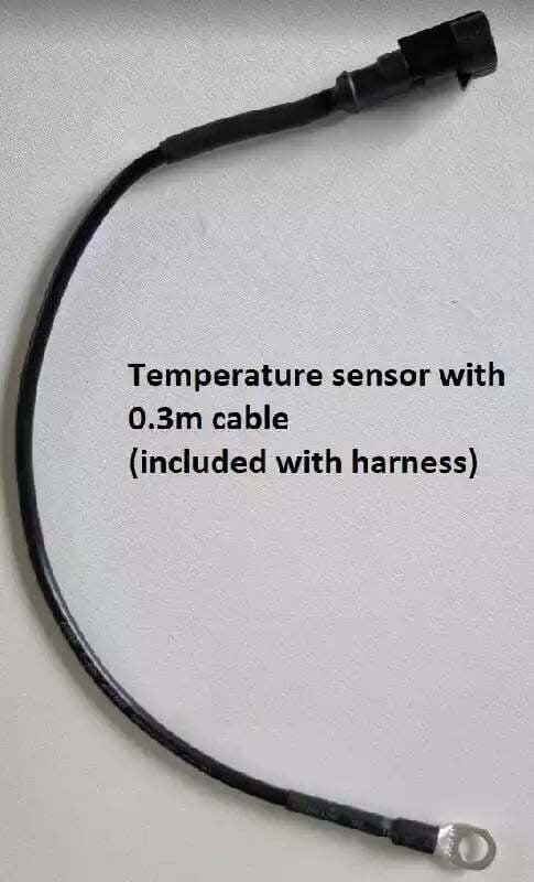 Wakespeed WS500 P-type wiring harness with M12 connector for NMEA2000 connection