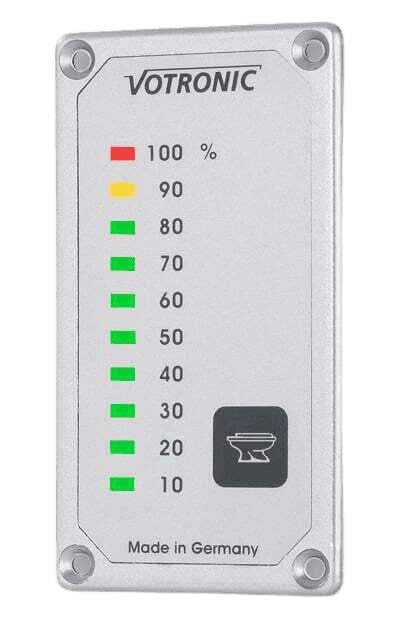 Votronic Tank Level Display S - Faeces Toilet Black Water