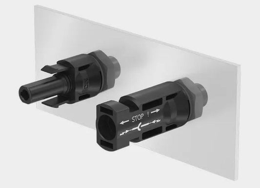 Stäubli Bulkhead (Panel Mount) MC4 Connector Pair