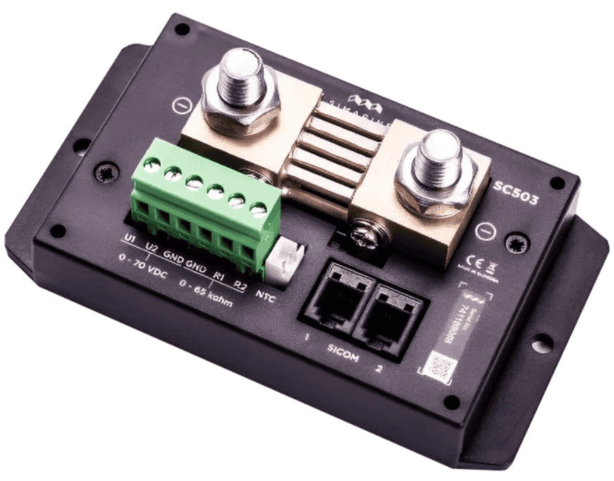 Battery Shunt 500A 2x Voltage, 2x Resistance, 1x Temperature