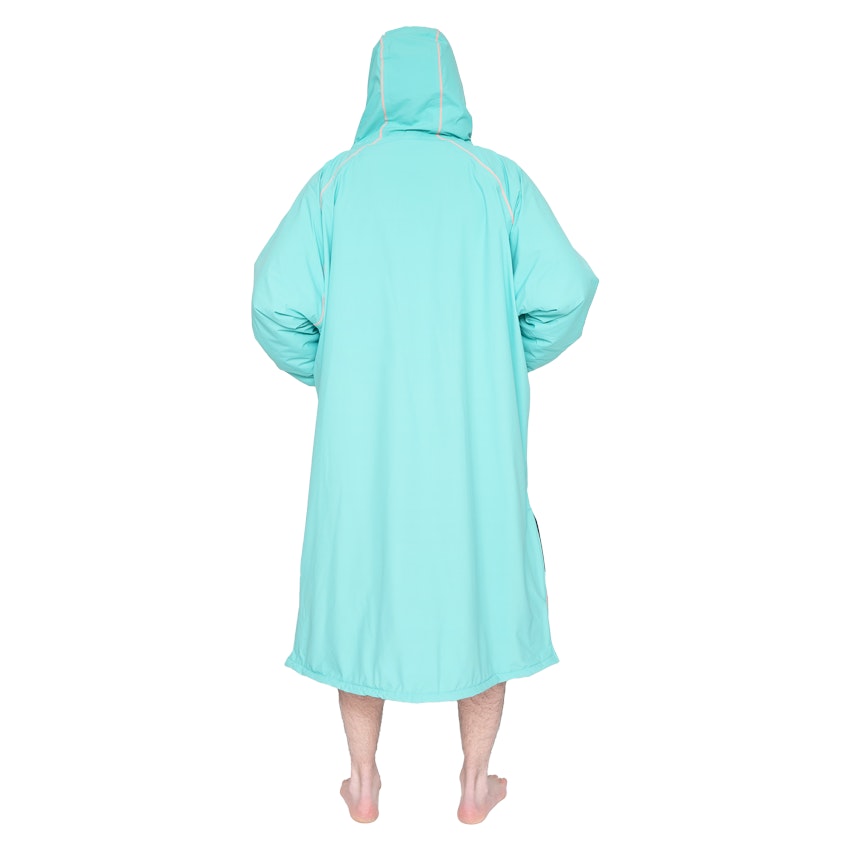Men's Long Sleeve Pro Change Robe EVO - Icebergs Aqua