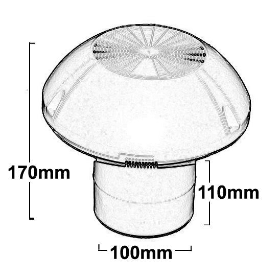 Dometic GY 11 Roof ventilator with motor