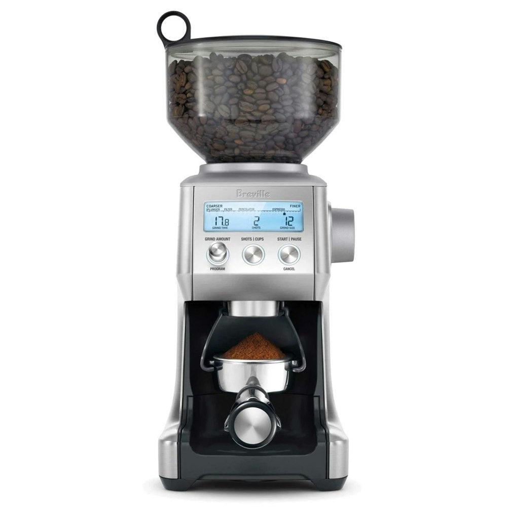 Breville The Smart Grinder Pro Electric Coffee Brewer Machine Stainless Steel