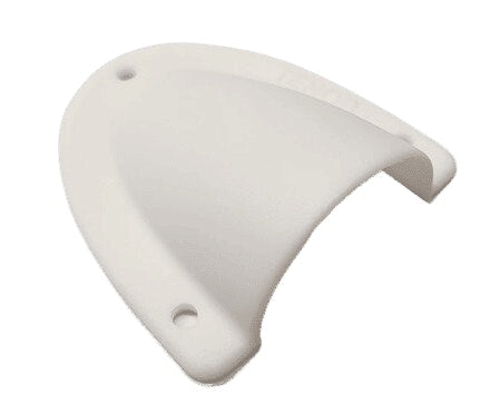 Medium White Clamshell Cable Entry Cover