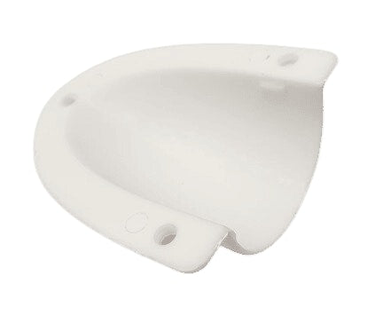 Medium White Clamshell Cable Entry Cover