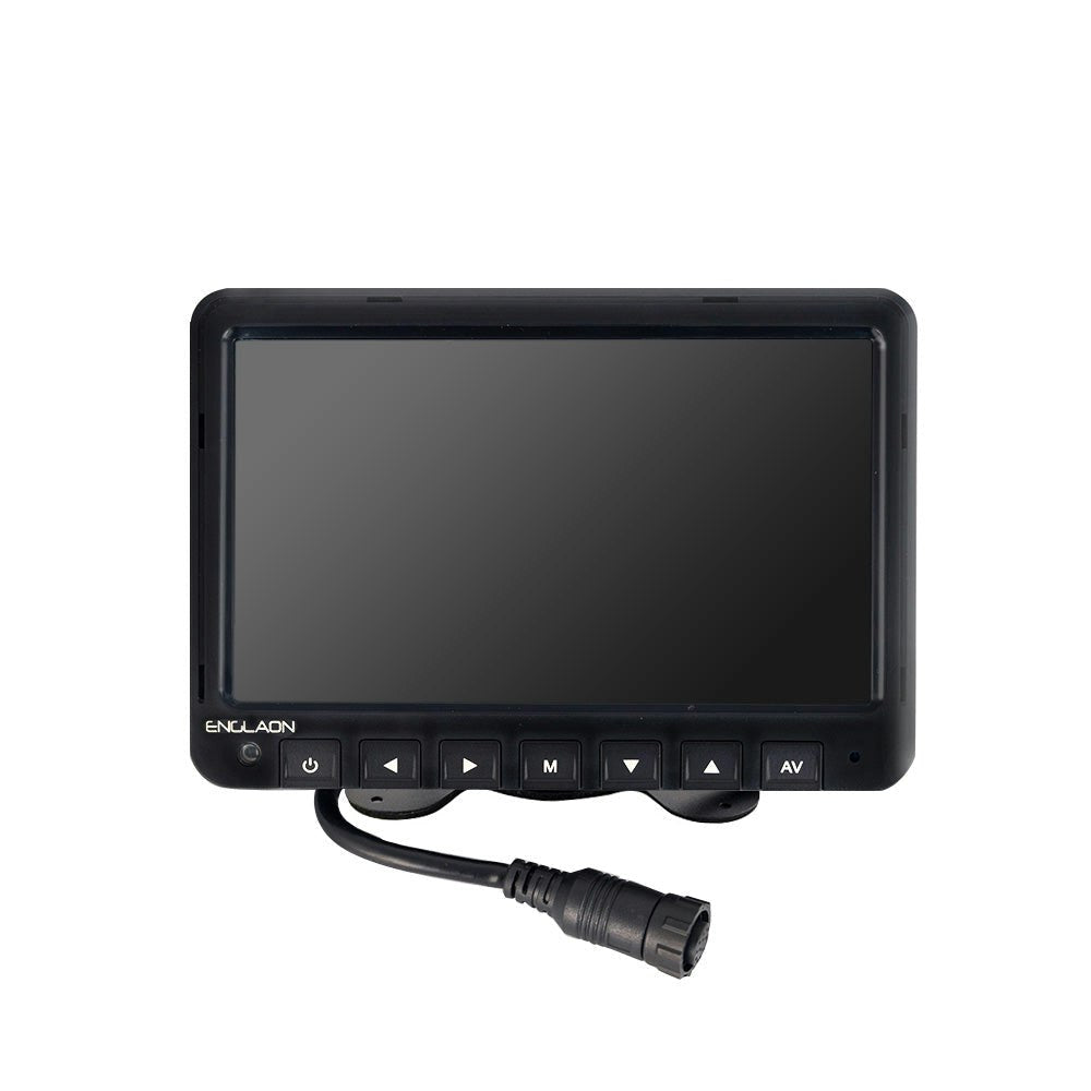 12V-36V 7" AHD Monitor DVR with Reverse Cameras & 15m Cable for Caravan Truck Campervan