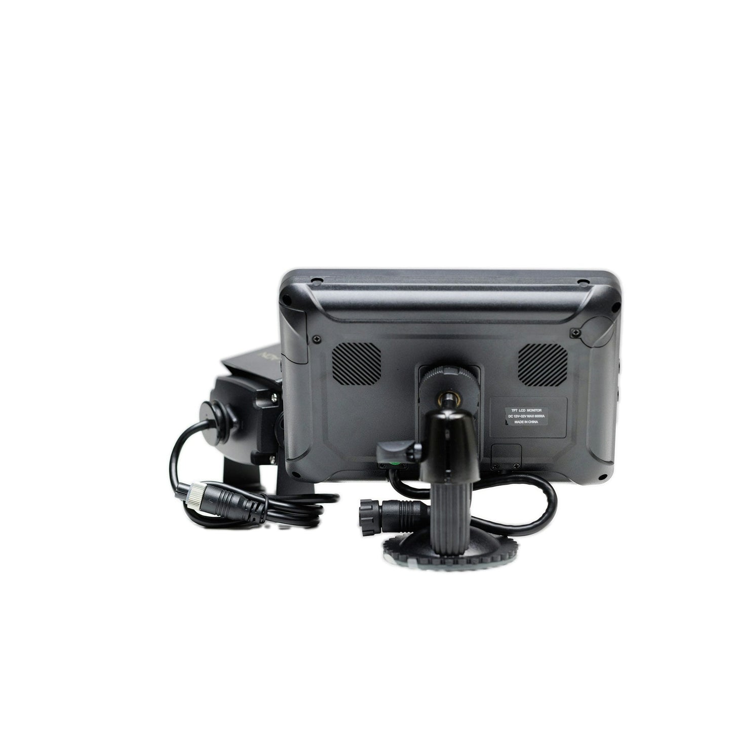 12V-36V 7" AHD Monitor DVR with Reverse Cameras & 15m Cable for Caravan Truck Campervan