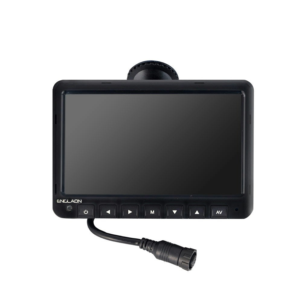 12V-36V 7" AHD Monitor DVR with Reverse Cameras & 15m Cable for Caravan Truck Campervan