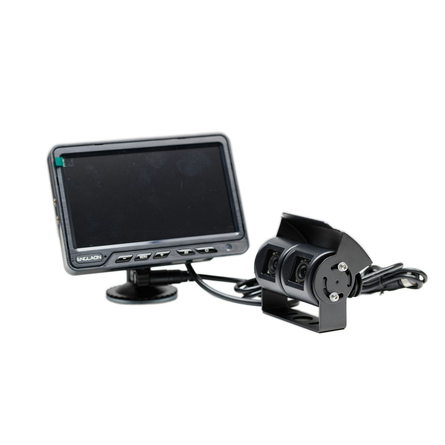 12V-36V 7" AHD Monitor DVR with Dual Reverse Cameras & 15m Cable for Caravan Truck Campervan