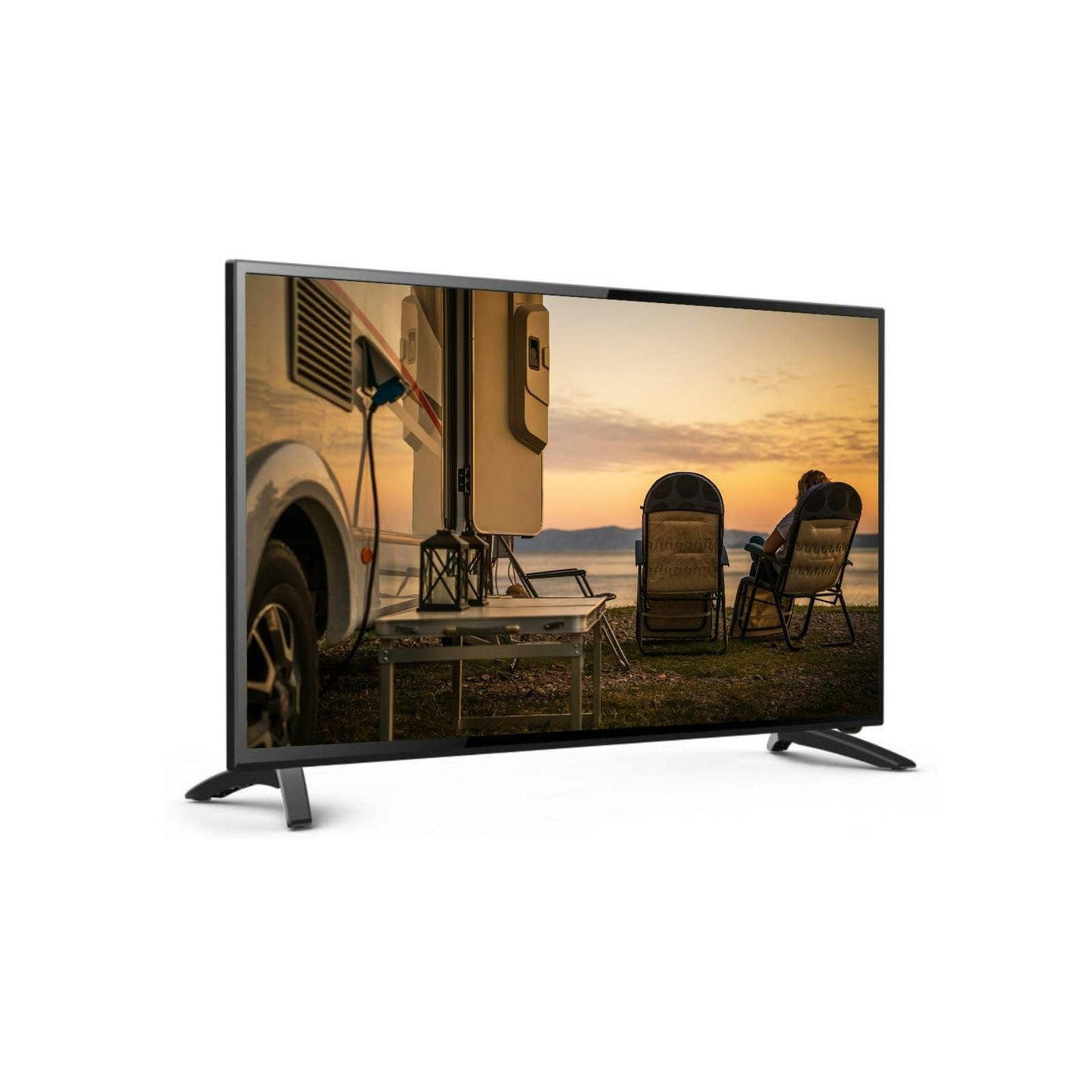 ENGLAON 32″ Full HD Android Smart 12V TV with Built-in DVD player & Chromecast