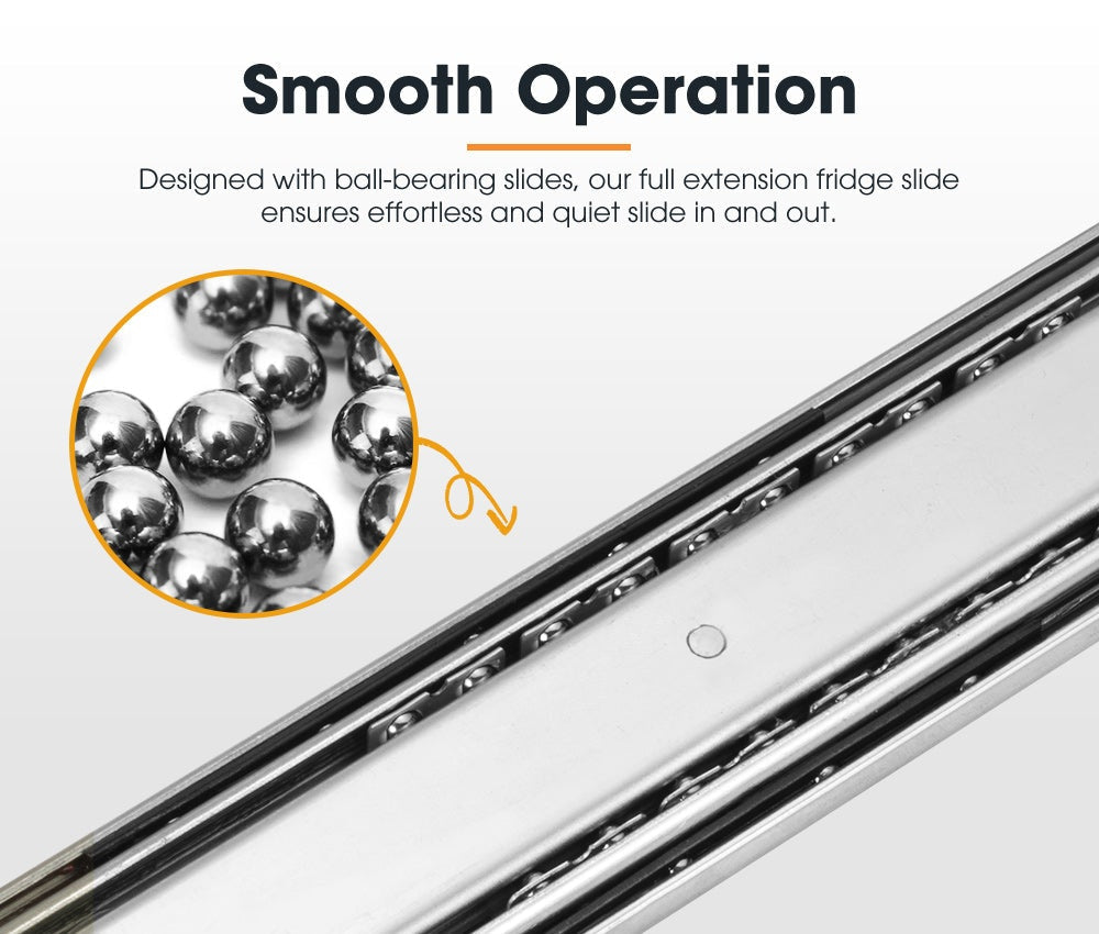 San Hima 95L Fridge Slide With Extendable Table Cutting&nbsp;Board 120KG Caravan Part