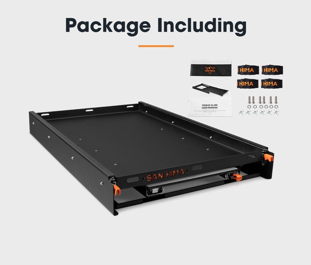 San Hima 95L Fridge Slide With Extendable Table Cutting&nbsp;Board 120KG Caravan Part