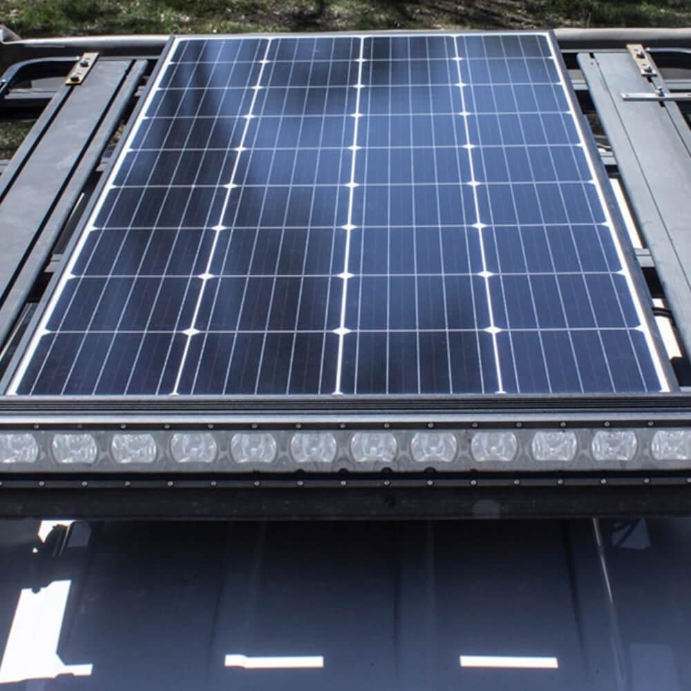 CAOS Heavy Duty Battery Box + KT Solar 200 Watt Folding Solar Panel