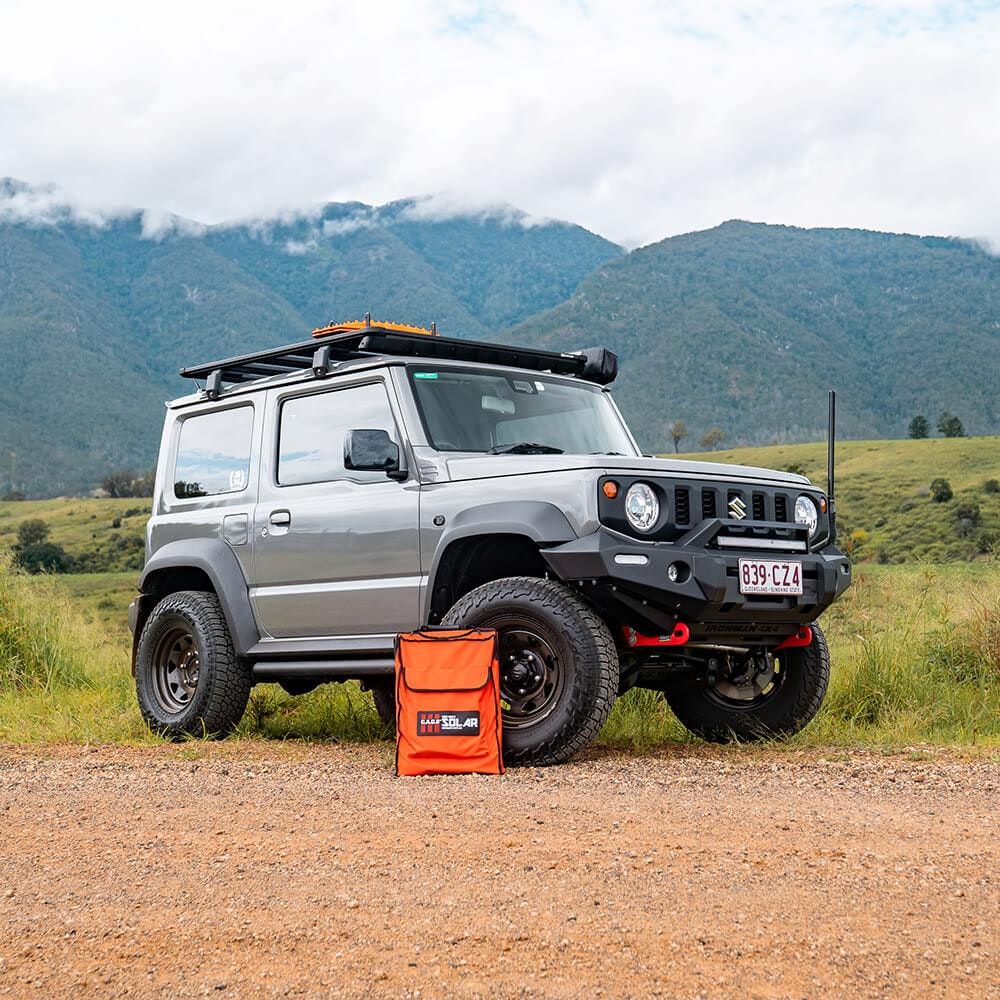 CAOS SOLAR 200W Solar Blanket with Bag + 20 AMP PWM Solar Regulator